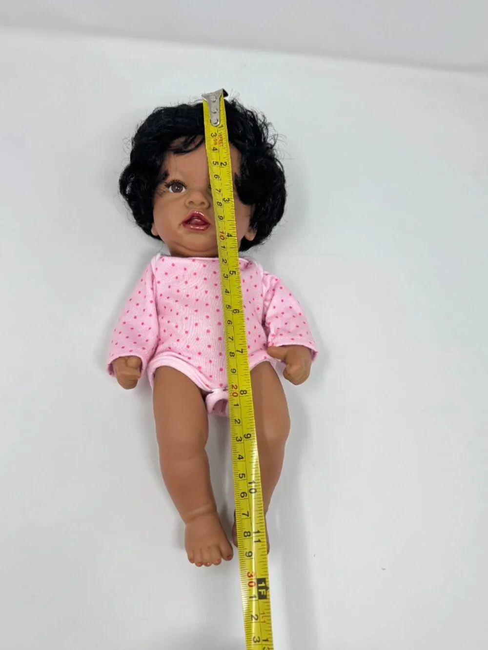 Realistic African American Baby Doll 12